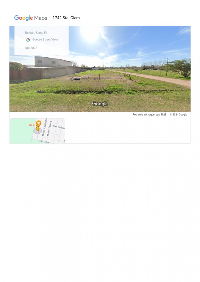 Roldan 2 TERRENOS JUNTOS O SEPARADOS PARTE EN ESQUINA SE ESUCHAN OFERTAS  BARRIO BOSQUE AZUL Valor Negociable
