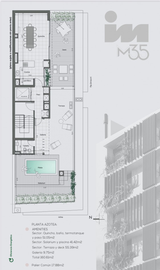 Departamentos loft de 2 dormitorios Centro de Rosario - Pje. Simeoni 1192 Exelente Ubicacion