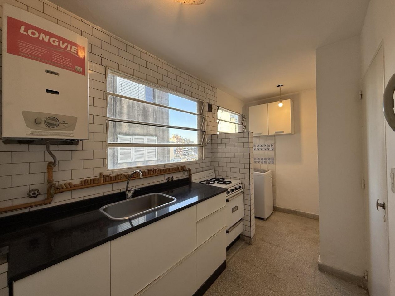 Departamento 1 dormitorio excelente al contrafrente amplia luminosidad y ventilacion España al 400 6to piso