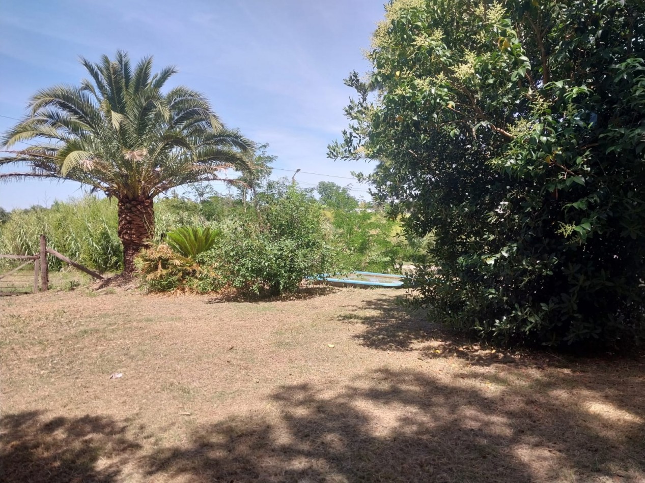 Casa con salida al Rio Carcaraña con una hermosa vista emplazada en 990 m2 con 2 ingresos mas pileta  ideal para un emprendimiento