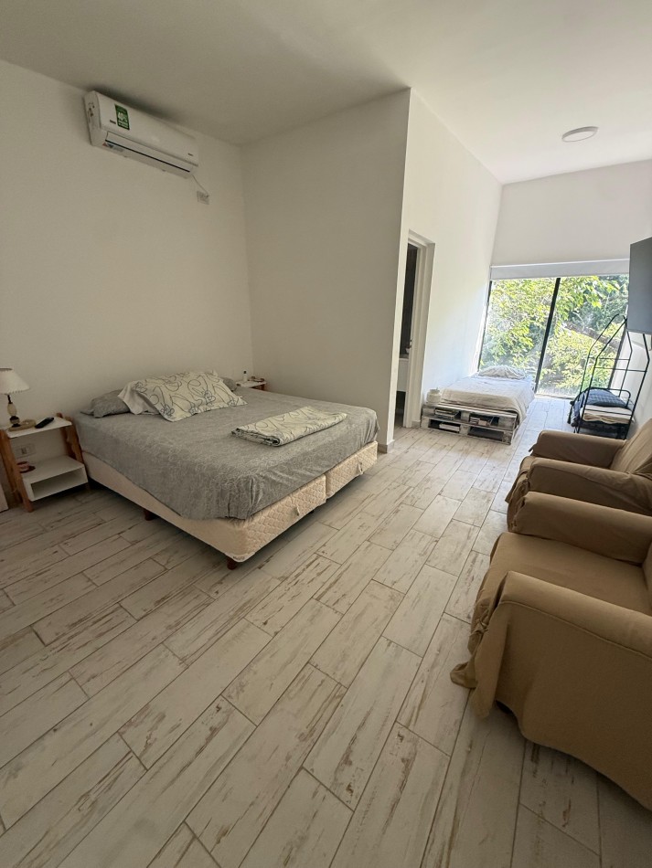 CASA ESTILO FIN DE SEMANA AMOBLADA EN ALQUILER PERMANENTE - CONFORT, PARQUE Y UBICACION ESTRATEGICA